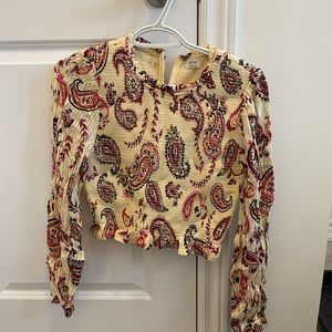 Wilfred cropped yellow top